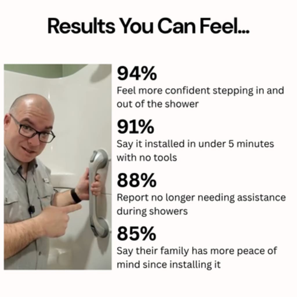The Steady Shower Handle Bar